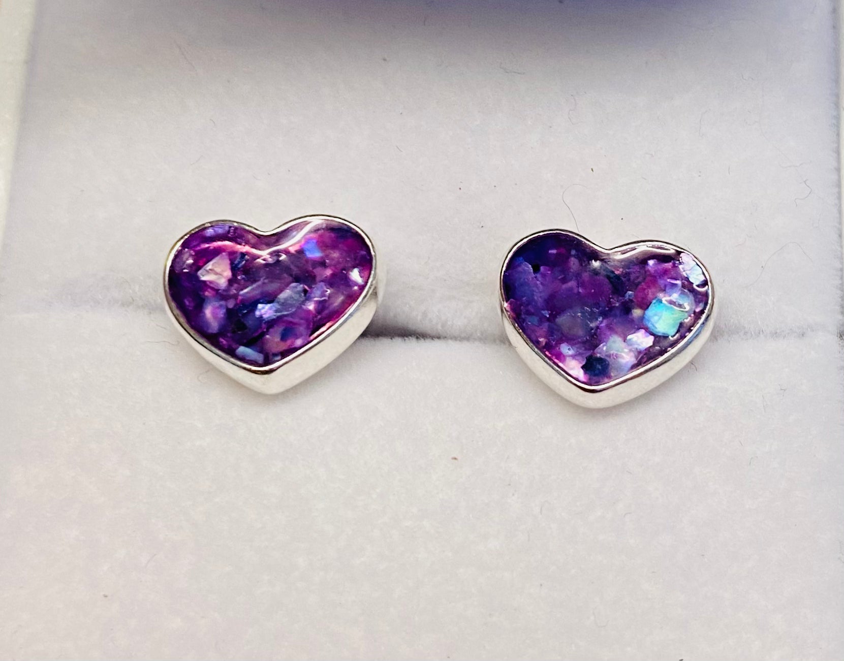 LARGE HEART STUDS