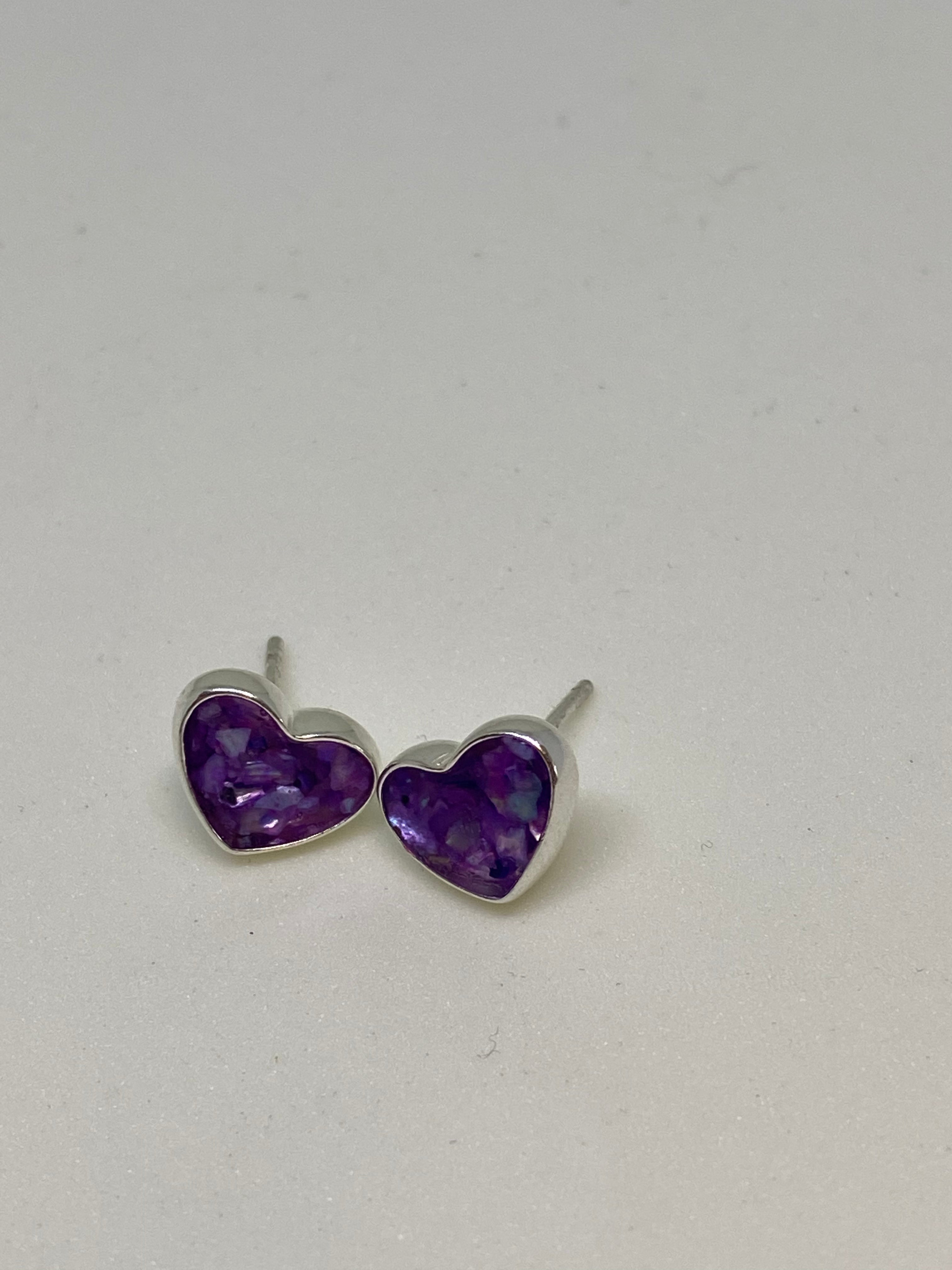 LARGE HEART STUDS