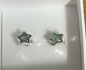 Sterling Silver Star Studs
